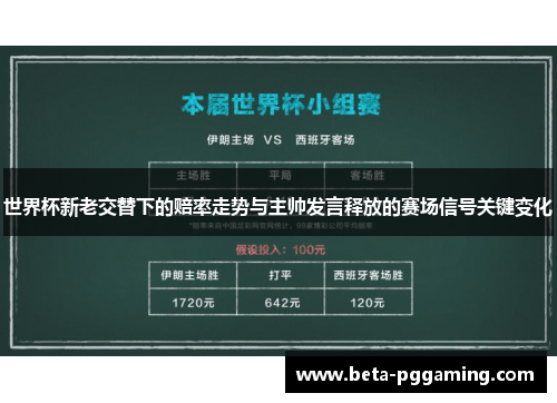 世界杯新老交替下的赔率走势与主帅发言释放的赛场信号关键变化